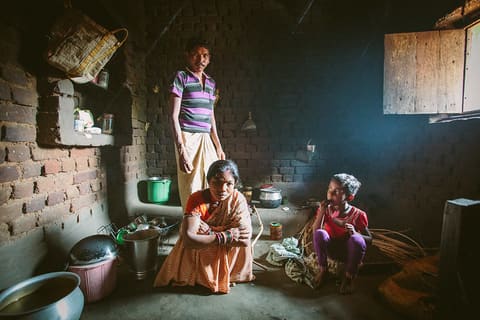 Kalahandi Family and Their Kitchen