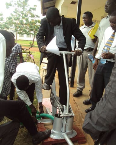 Pedal Powered Water Pump