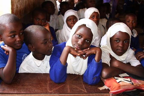Students in Ruvuma, Tanzania