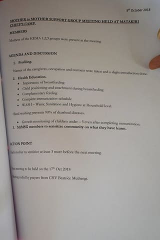 Members of KEMA support group
