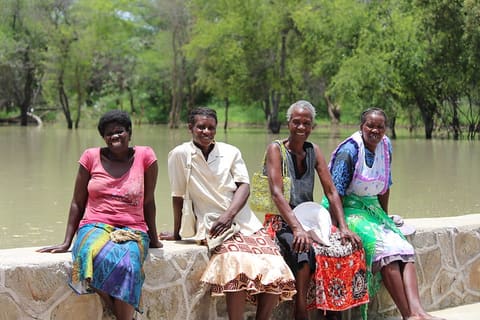 Community-built Dam. DHove, USAID.