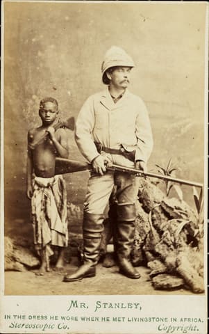 Carte-de-visite of Henry M. Stanley