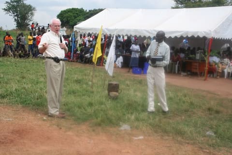 CAs009-John Rigby gives a speech