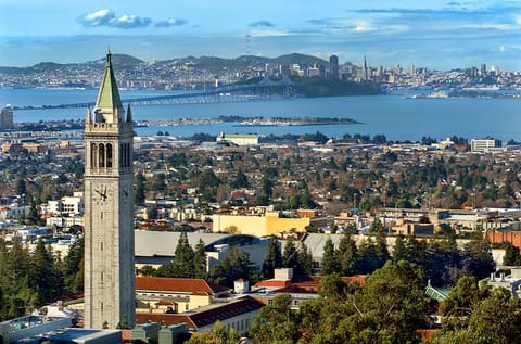 UC Berkeley Campanile & campus