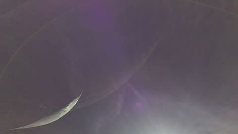 Flight Day 20: Crescent Earthrise