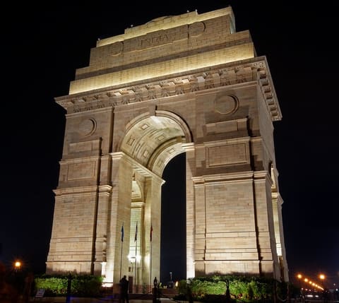 India Gate Night