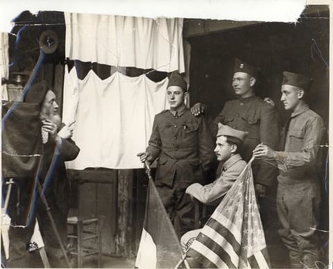 American Soldiers with Photographer