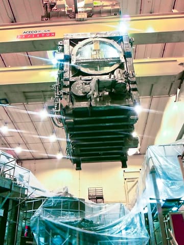 Neutral beam box lift at NTSXU