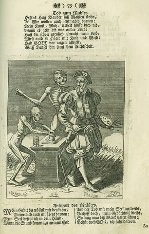 Death Dances With A Painter