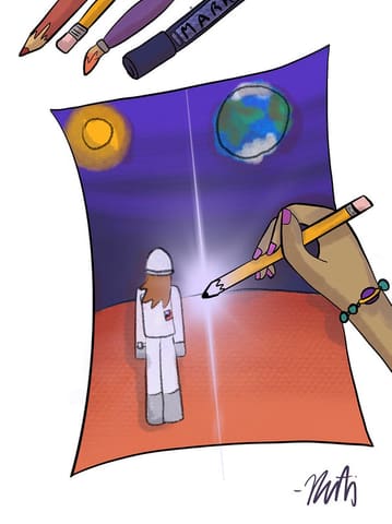6th Grade_Horvath , Katie _"Drawn to Mars"_21100345_7F508A6A-B8BC-480E-A8EA-DC2514E3CAC6