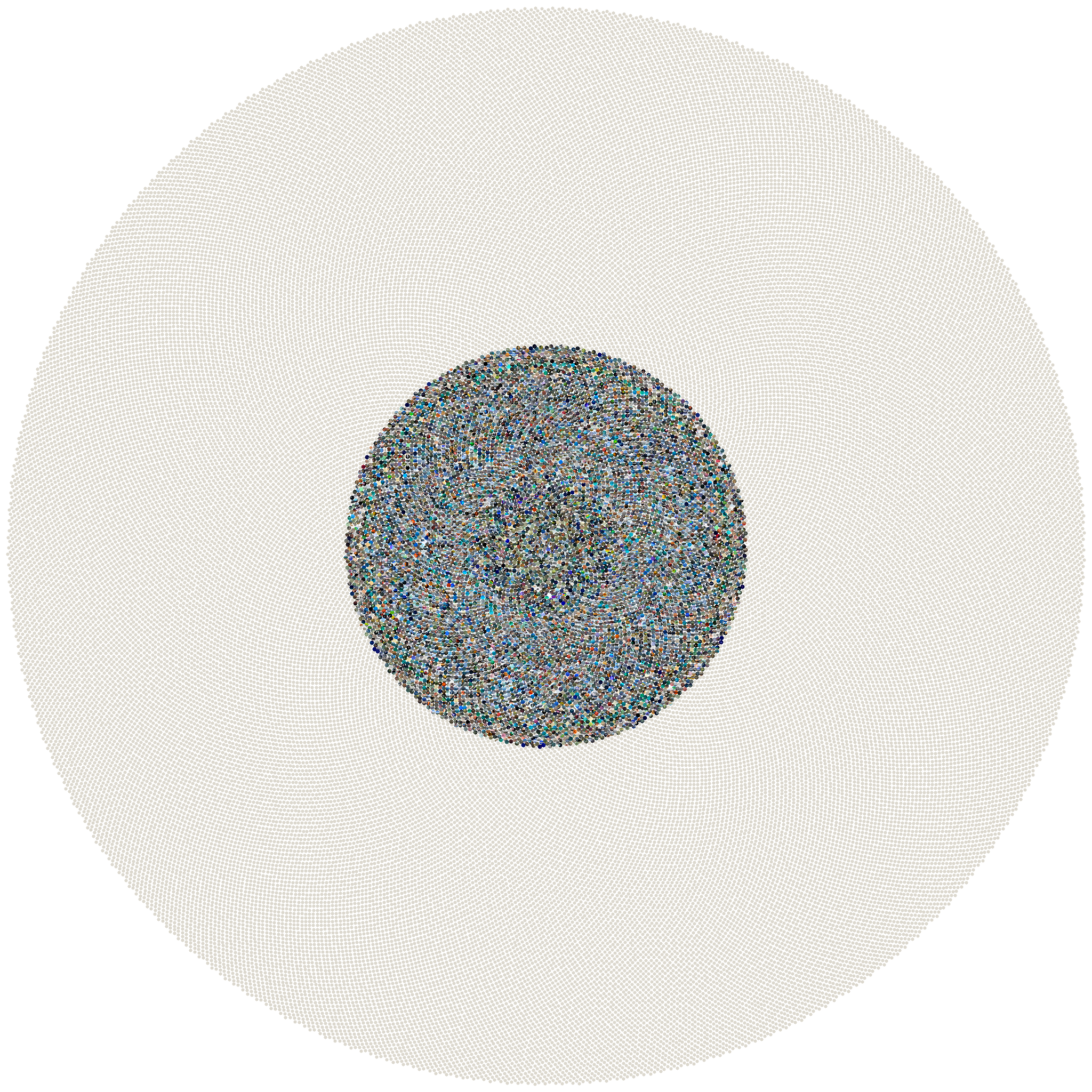 Sunflower mosaic of every photo in this Data Lifeboat