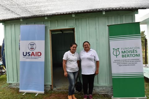 Visita a la Junta Comunitaria de Agua de la comunidad Aché Chupa Pou - San Rosamí