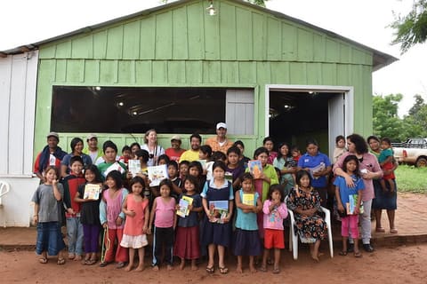 Visita a la Junta Comunitaria de Agua de la comunidad Aché Chupa Pou - San Rosamí