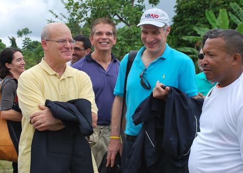 USAID Deputy Administrator, Ambassador Donald K. Steinberg, visit to Tumaco, Southern Colombia.  September 28, 2011.
