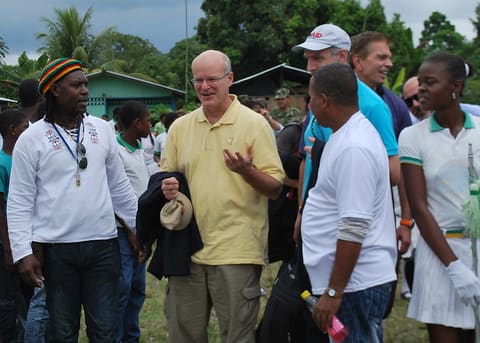 USAID Deputy Administrator, Ambassador Donald K. Steinberg, visit to Tumaco, Southern Colombia.  September 28, 2011.