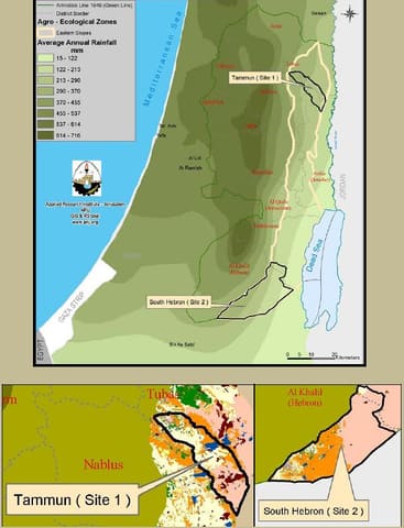 West Bank map