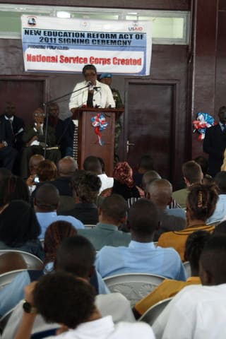 US Ambassador Thomas-Greenfield addresses the audience