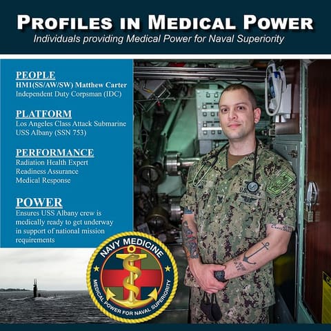Profiles in Medical Power-  HM1 Carter 20-0087-302