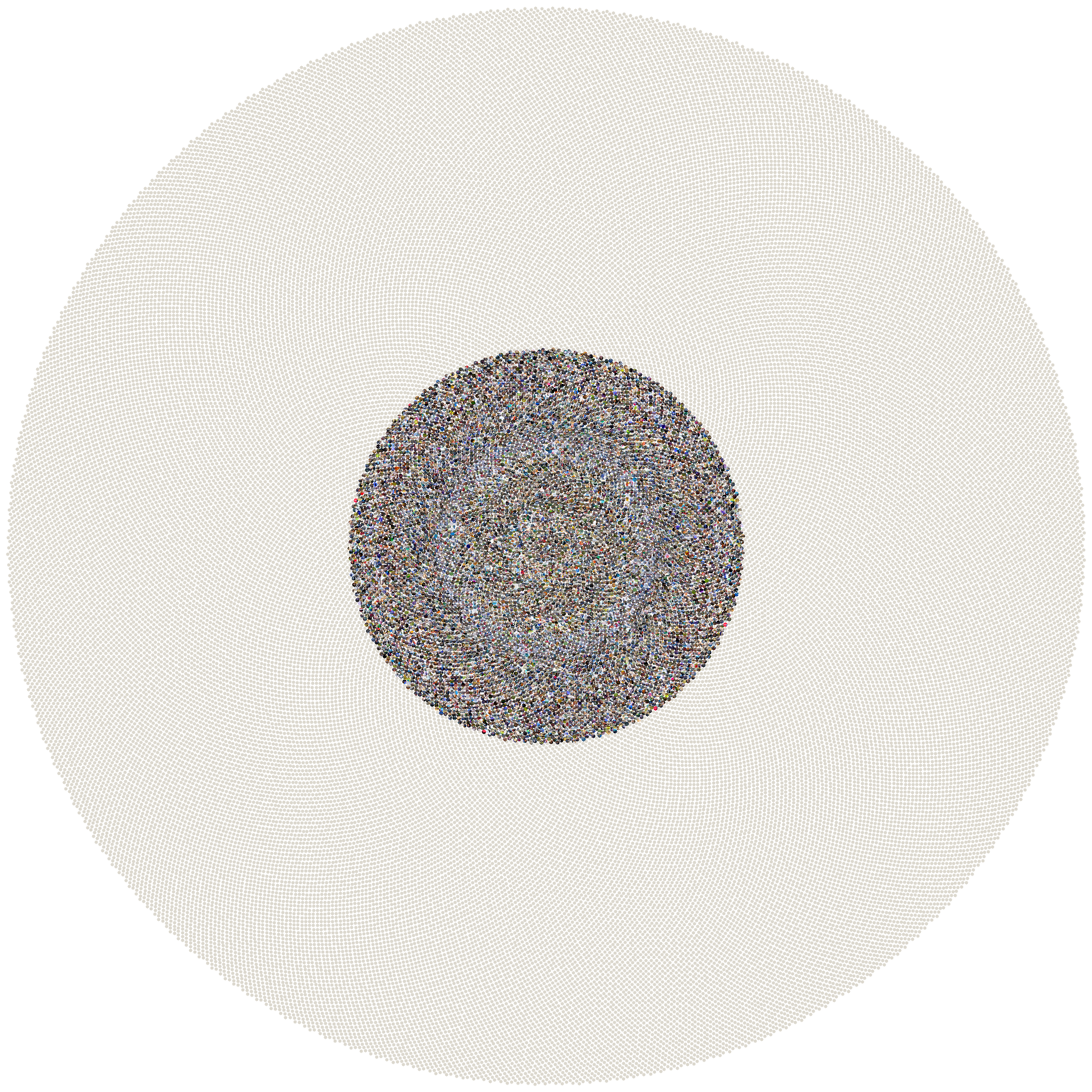 Sunflower mosaic of every photo in this Data Lifeboat