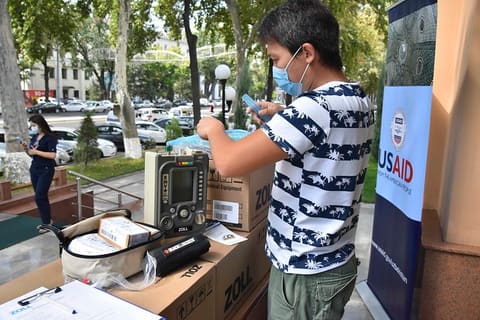 The U.S. Government Provides 200 Ventilators to Uzbekistan to Fight COVID-19