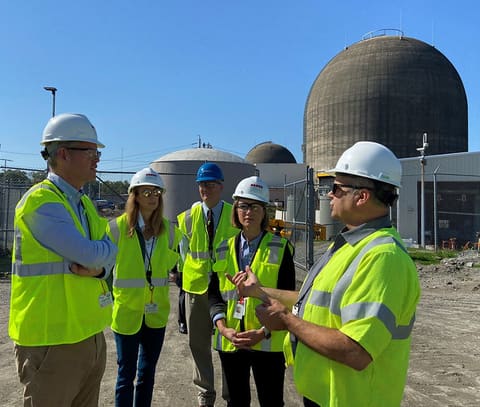 NRC Chair Hanson Visits Shut-Down Indian Point Nuclear Power Plant