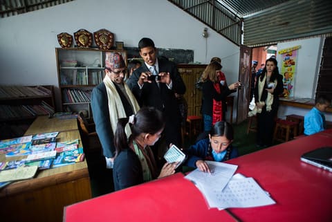 Dr. Rajiv Shah at Buddha Secondary, Lele