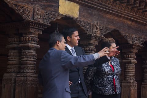 Dr. Rajiv Shah with Rohit Ranjitkar