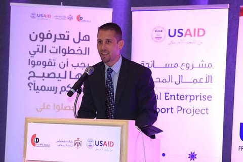Jason McNabb, Acting Deputy Office Director of Economic Development and Energy at USAID / Jordan