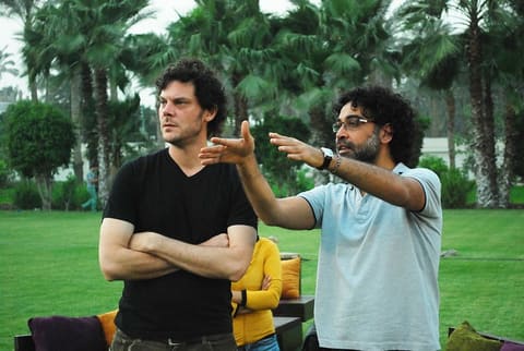 Director working on filming