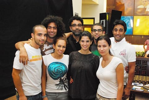 Cast with Director