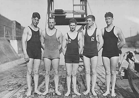 Swim team, University of Washington, 1921