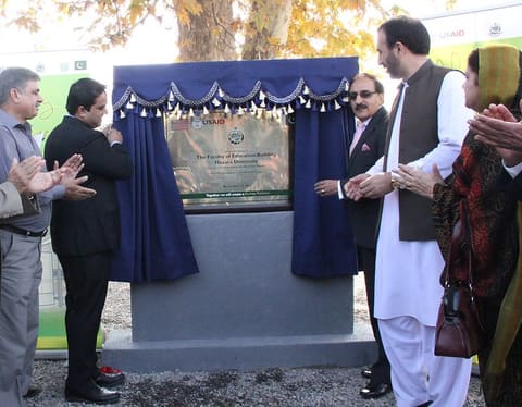 Groundbreaking Ceremony, Hazara University-Education Faculty Building