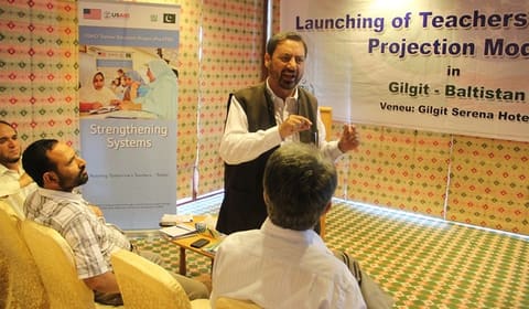 Launching of Teacher Mapping and Projection Model in Gilgit-Baltistan