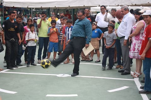 Inauguración Cancha Multi-Usos Col. Lopez Arellano