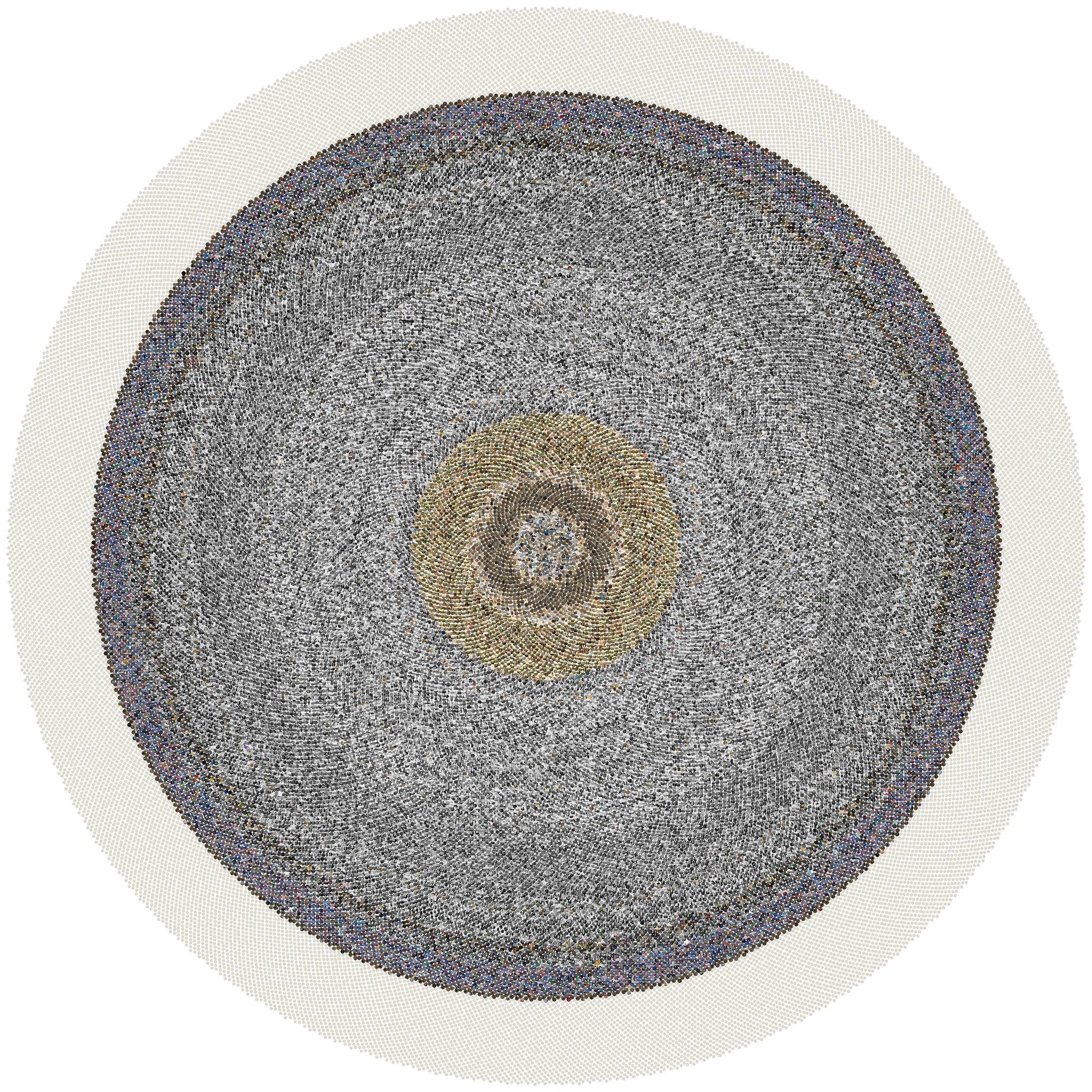 Sunflower mosaic of every photo in this Data Lifeboat