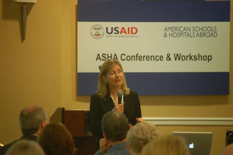 Nancy Lindborg - First Speaker