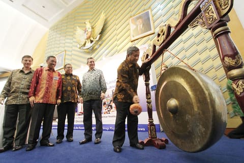 Peluncuran USAID PRIORITAS oleh Menteri Pendidikan dan Kebudayaan di Jakarta, (3 Oktober 2013)